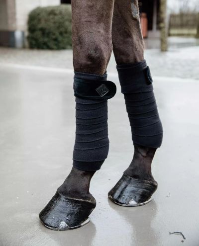 Polar Fleecebandages Basic Velvet Black