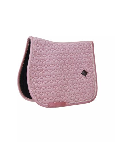Velvet Old Rose Jump Saddle Pad (Full)