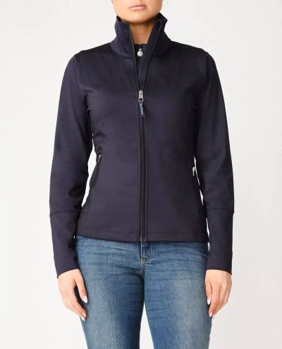 Navy Zip Sweater Mae (XL) PS of Sweden Navy Zip Sweater Mae (XL) PS of Sweden