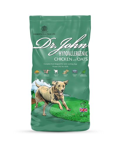 Dr John Hypoallergenic Chicken&Oats (12.5kg) Dr John Hypoallergenic Chicken&Oats (12.5kg)
