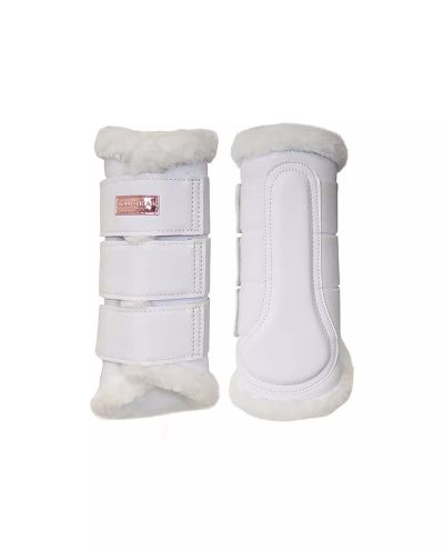 White Moonless Brushing Boots