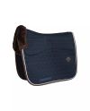 Skin Friendly Saddle Pad Dressage (Full) Star Quilting Navy