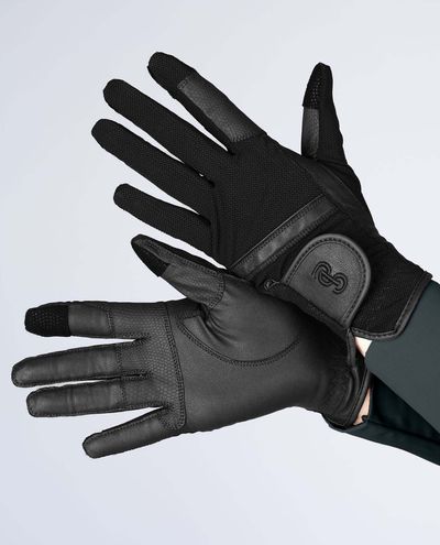 Mesh Riding Gloves ( Black 7.5 )