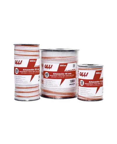 Olli Fence tape red-white 40mm/200m