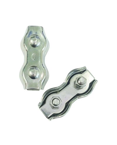 Repanslutning 5-8mm för staketrep, rostfritt stål 6st