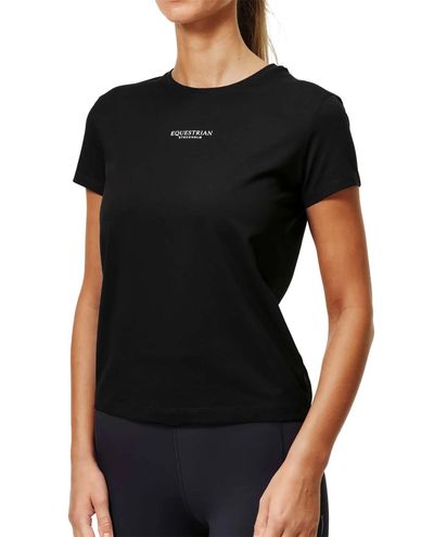 T-shirt för kvinnor Svart