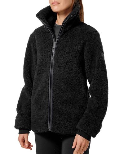 Teddy Fleecejacka Svart Mörk Ocean (XL)