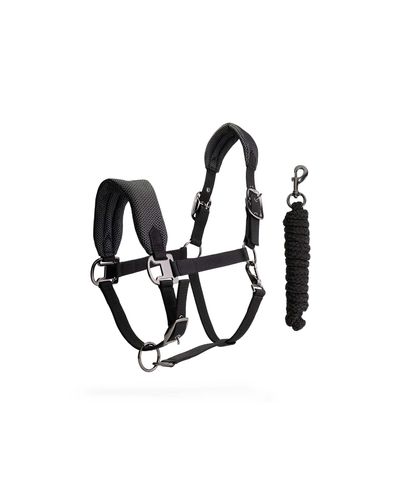 Nätgrimma + snöre (svart) Hel Nätgrimma + snöre (svart) Hel