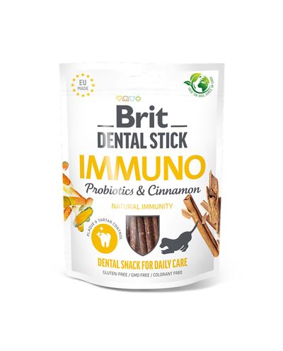Brit Dental Sticks Immuno Probiotika & Kanel Brit Dental Sticks Immuno Probiotika & Kanel